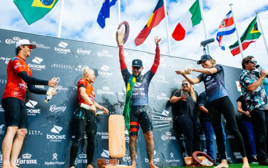 Surfe: Filipe Toledo é tetracampeão do Rio Pro, etapa da Liga Mundial