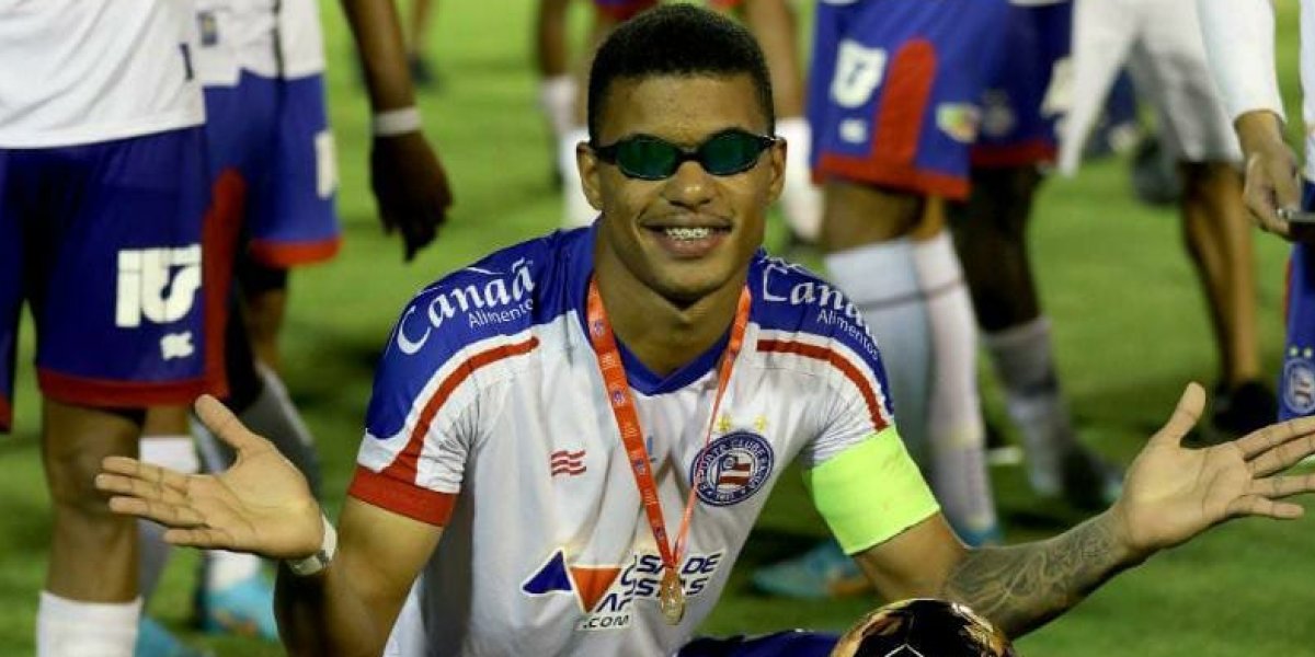 Jovem talento do Bahia, Marcelo Ryan comemora conquista do Baianão Sub-20