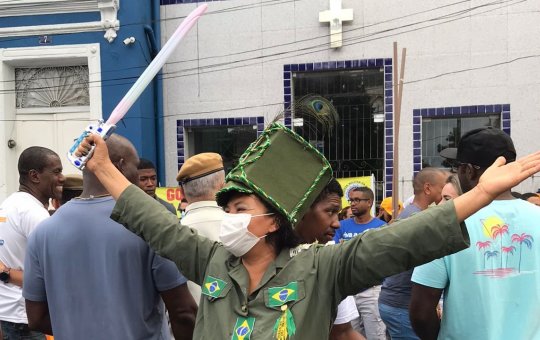 Cortejo do Cívico do Dois de Julho já toma as ruas da capital