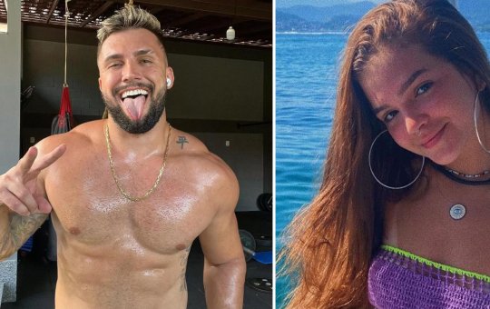 "Rolaria de novo", diz Arthur Picoli após elogio de Mel Maia sobre 'ficada'