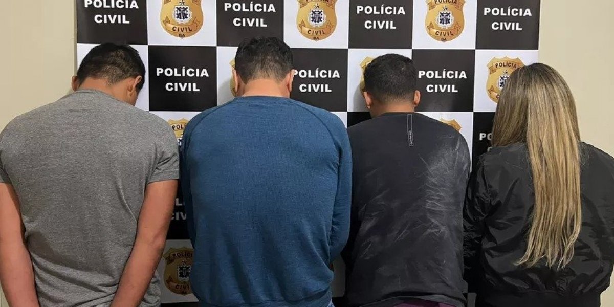 Quatro pessoas são presas em Eunápolis por suspeita de arrombar lotérica
