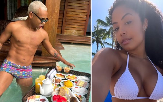 No love? Recém-separados, Cristian Bell e Rafa postam fotos no mesmo hotel