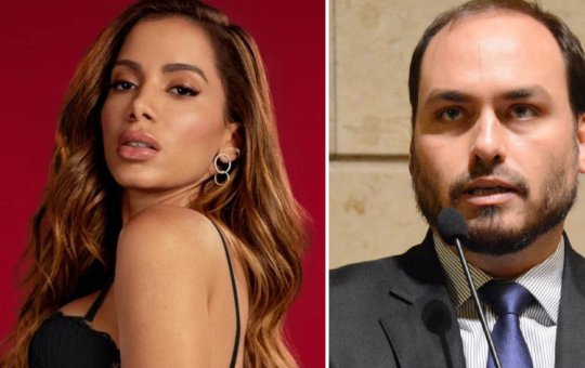 Carlos Bolsonaro debocha de Anitta após artista declarar voto em Lula