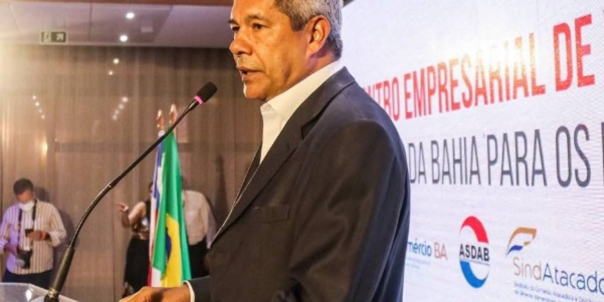 Jerônimo critica altas taxas tributárias em reunião com setor atacadista