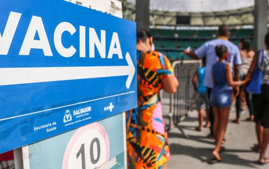 Covid-19: Salvador tem mais de 1 milhão de pessoas com vacinação incompleta