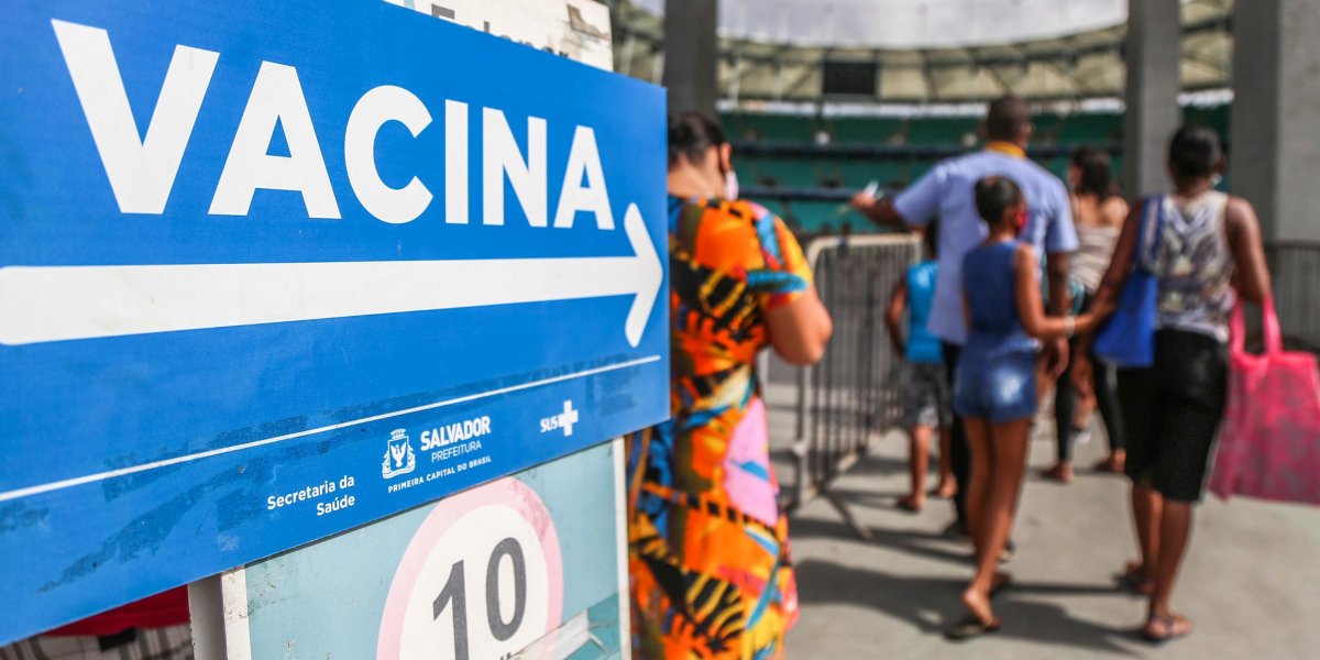 Covid-19: Salvador tem mais de 1 milhão de pessoas com vacinação incompleta