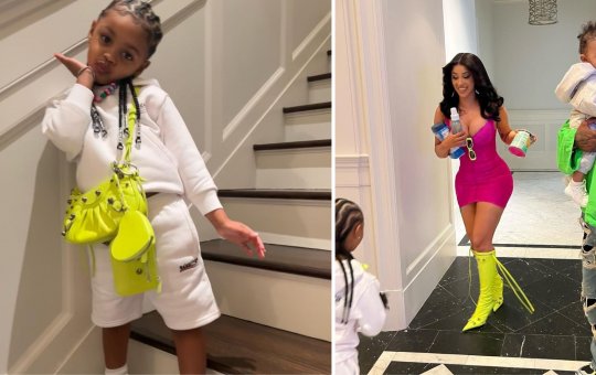 Kulture, filha de 4 anos da rapper Cardi B, é presenteada com R$ 272 mil