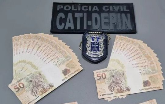 Homem é preso em flagrante com R$ 2 mil em notas falsas na cidade de Irecê