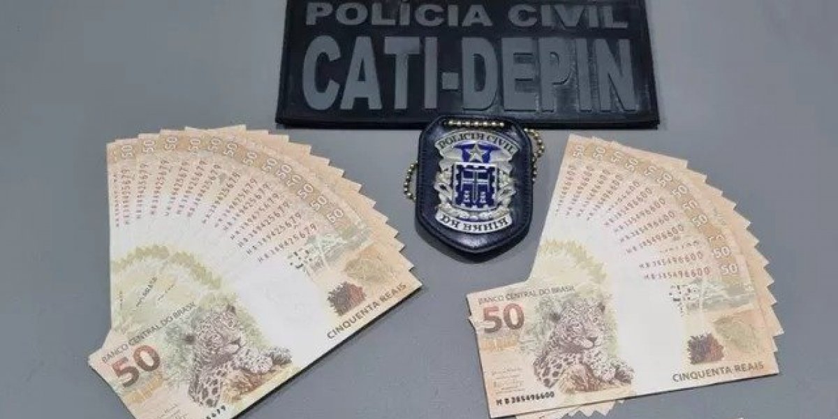 Homem é preso em flagrante com R$ 2 mil em notas falsas na cidade de Irecê