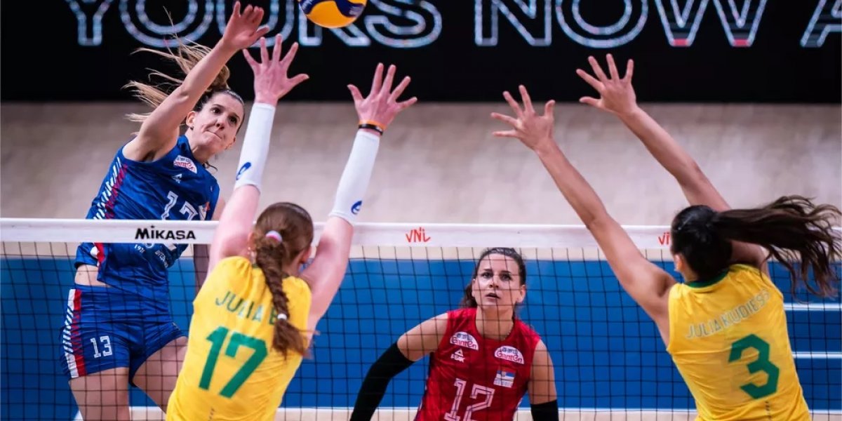 Meninas do Brasil batem a Sérvia e estão na final da Liga das Nações de vôlei