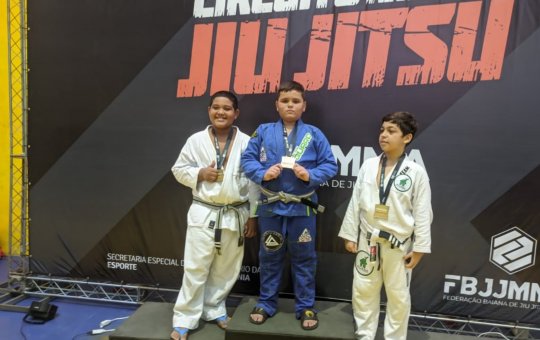 "Nunca desista dos seus sonhos", diz campeão mirim de Jiu Jitsu