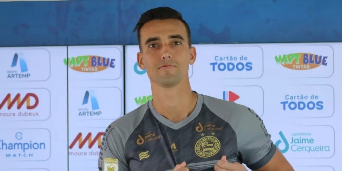 Goleiro César rescinde com o Bahia após passagem sem entrar em campo