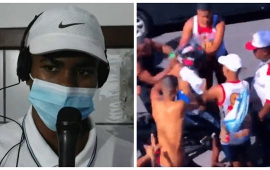 "Achei que ia morrer", diz barbeiro agredido por torcedores do Vitória
