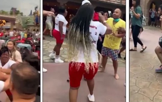 Briga entre famílias acaba em pancadaria no Magic Kingdom, parque da Disney