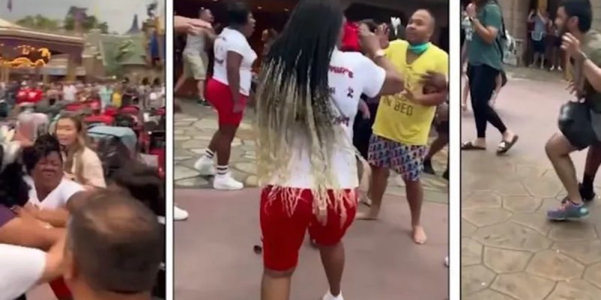 Briga entre famílias acaba em pancadaria no Magic Kingdom, parque da Disney
