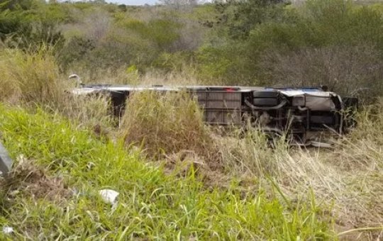 Acidente na região da Lagoa Grande deixa ao menos 17 feridos