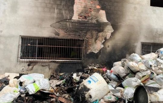 Sede do Projeto “Sopa Solidária Pojuca” pega fogo e colaboradores pedem ajuda