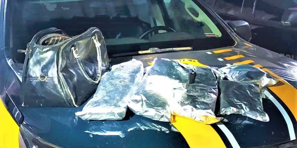 Polícia Rodoviária Federal apreende 12kg de cocaína na BR-242, em Barreiras