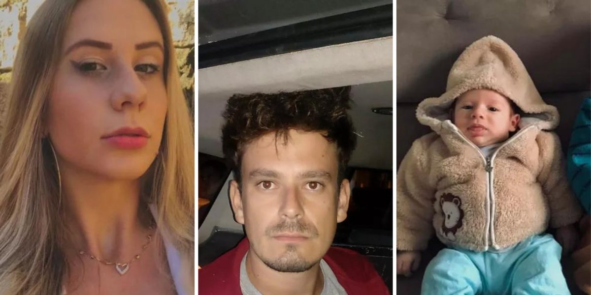 Brutal: Suspeito de matar mulher e filho bebê em SC é preso em SP pela PM