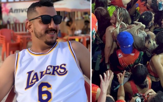 Conheça 'Anjo da Folia', herói que resgatou o cão Caramelo no Fortal e viralizou