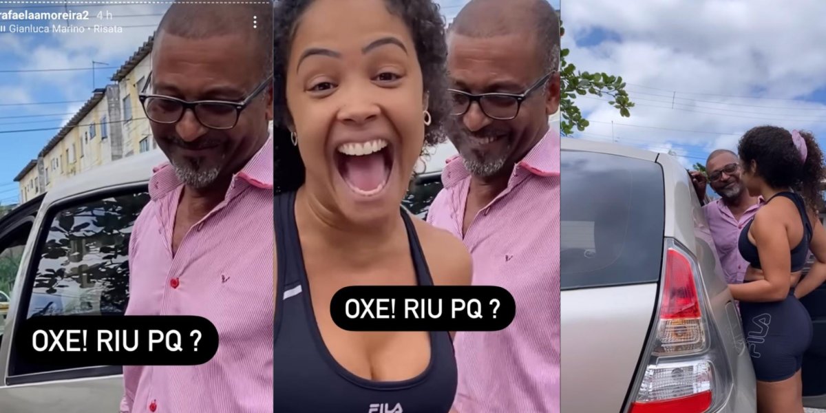 Após conquistar 1M de seguidores, Rafa Moreira presenteia o pai com carro