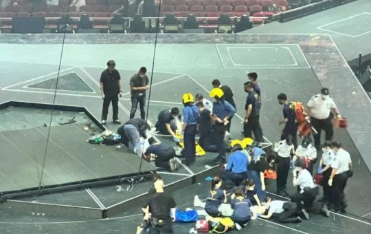 Líder da boyband atingida por telão em Hong Kong manda recado para fãs