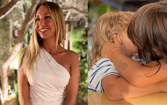 Atriz portuguesa causa polêmica ao postar foto do beijo do filho de 3 anos