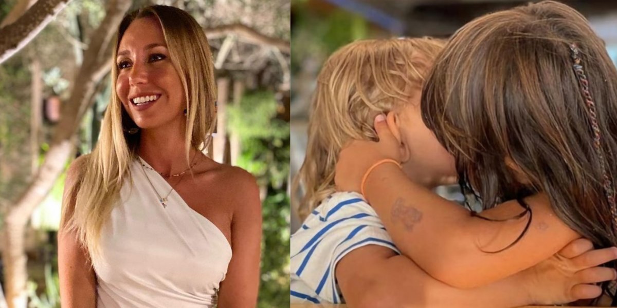 Atriz portuguesa causa polêmica ao postar foto do beijo do filho de 3 anos