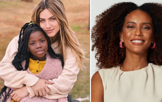 Gio Ewbank e Taís Araújo choram ao falar sobre racismo e Titi as surpreende