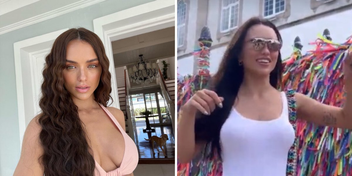 Rafa Kalimann movimenta as redes sociais ao turistar em Salvador