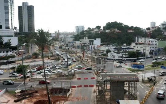 Região da Lucaia sofrerá alterações no trânsito por conta das obras do BRT