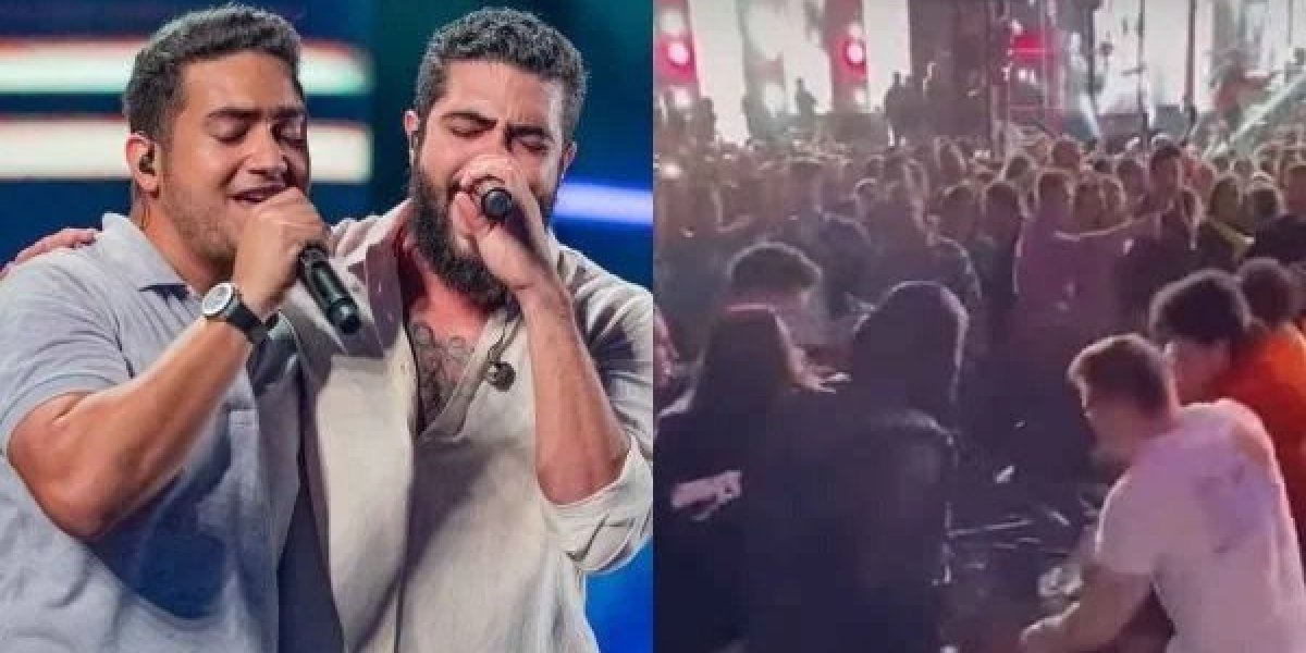 Henrique & Juliano encerram show por conta de briga generalizada na plateia