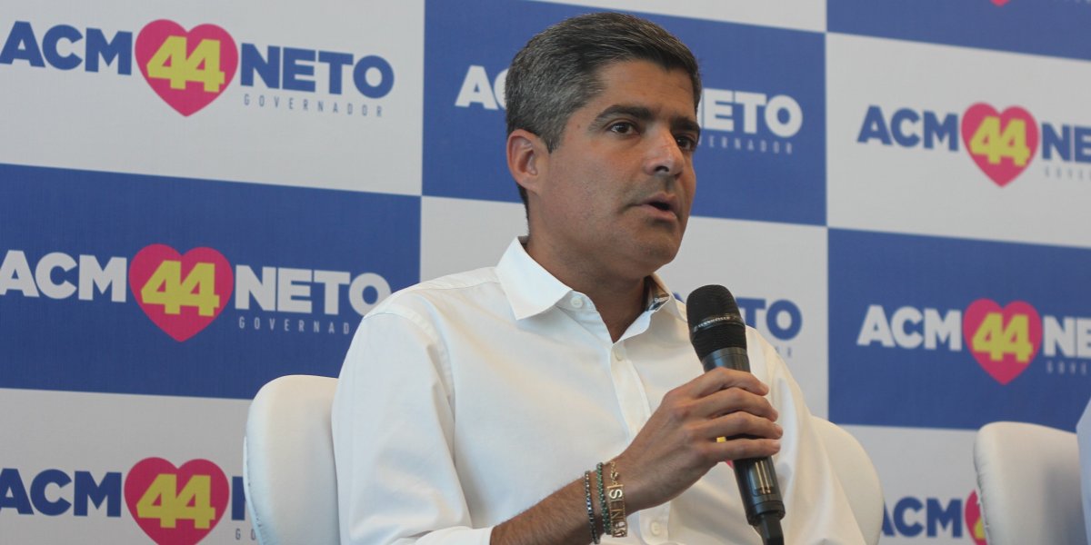 ACM Neto anuncia coletiva em Feira de Santana em meio à 'crise' com Zé Ronaldo