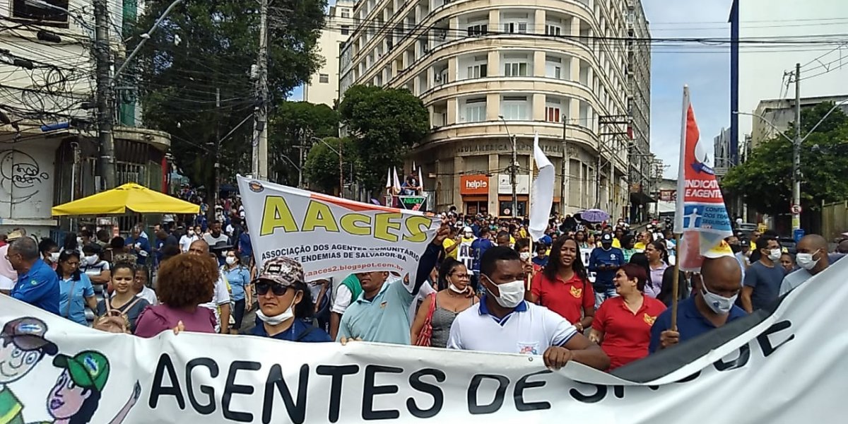 Agentes de saúde esperam derrubada de veto nesta terça e não descartam parar