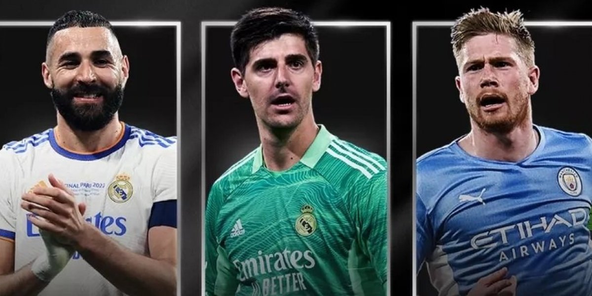 Benzema, Courtouis e De Bruyne são indicados ao prêmio de Melhor Jogador da Uefa
