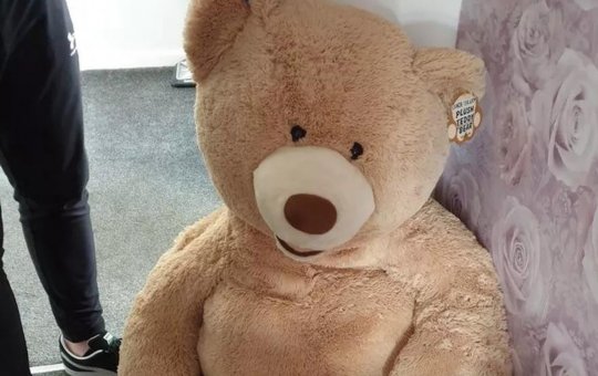 Após roubar carro e fugir, jovem é encontrado dentro de urso de pelúcia