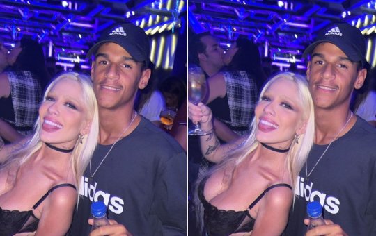 Karoline Lima aparece ao lado de Luva de Pedreiro e web zoa Militão