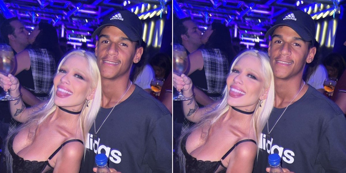 Karoline Lima aparece ao lado de Luva de Pedreiro e web zoa Militão