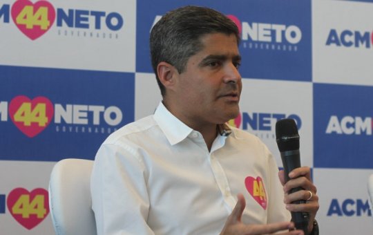 ACM Neto terá o maior tempo de TV entre os candidatos ao governo da Bahia