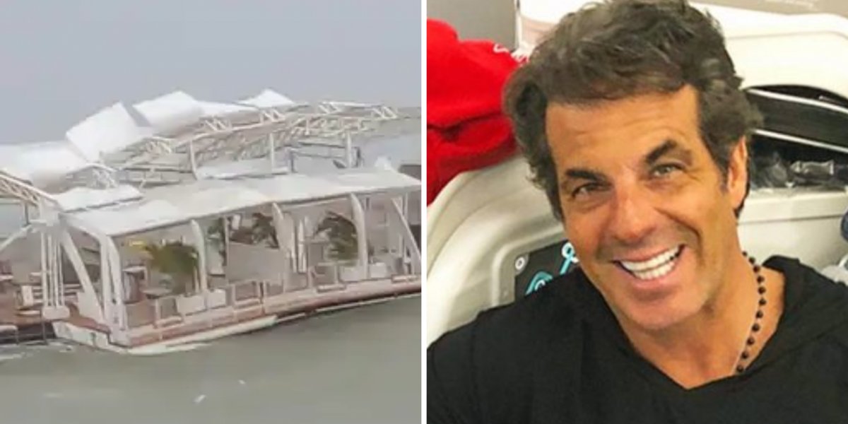 Destroços da ‘Balada flutuante’ de Alvaro Garnero são retirados do mar