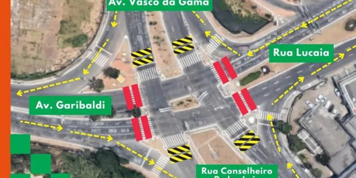 Trânsito na Avenida Lucaia sofrerá modificações a partir da próxima segunda (22)