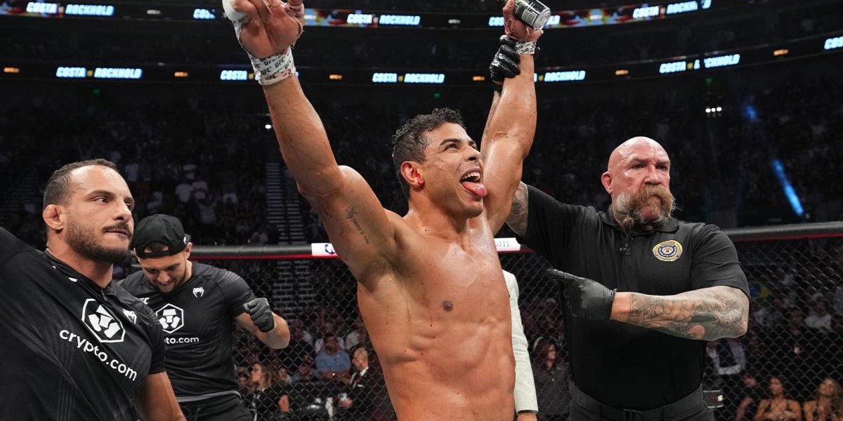 Paulo Borrachinha conquista vitória contra Rockhold no UFC 278