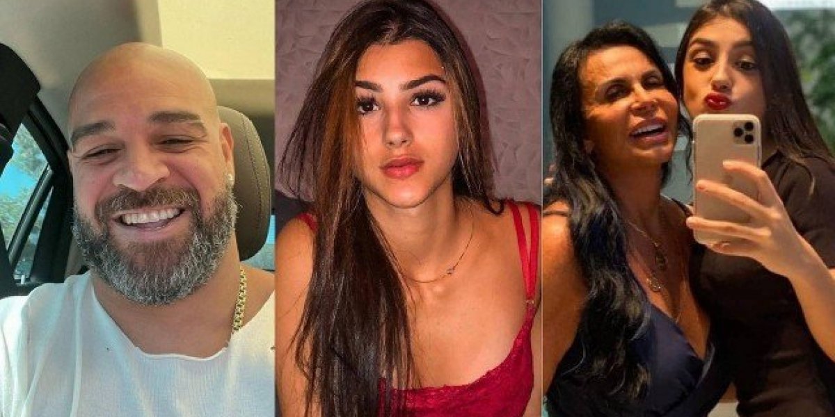 Ex-atacante da Seleção, Adriano Imperador vive affair com neta de Gretchen