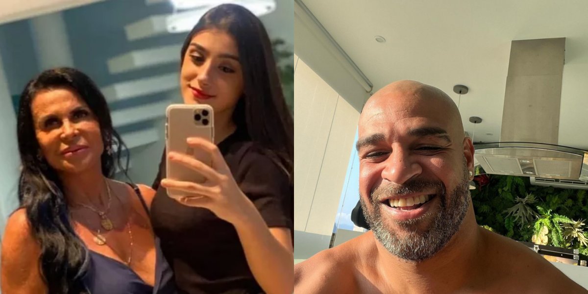 Neta de Gretchen nega namoro com Adriano Imperador, mas revela 'ficada'