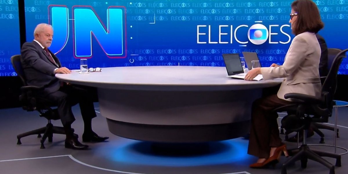 Âncora do JN é criticada por usar sapatos vermelhos durante sabatina com Lula