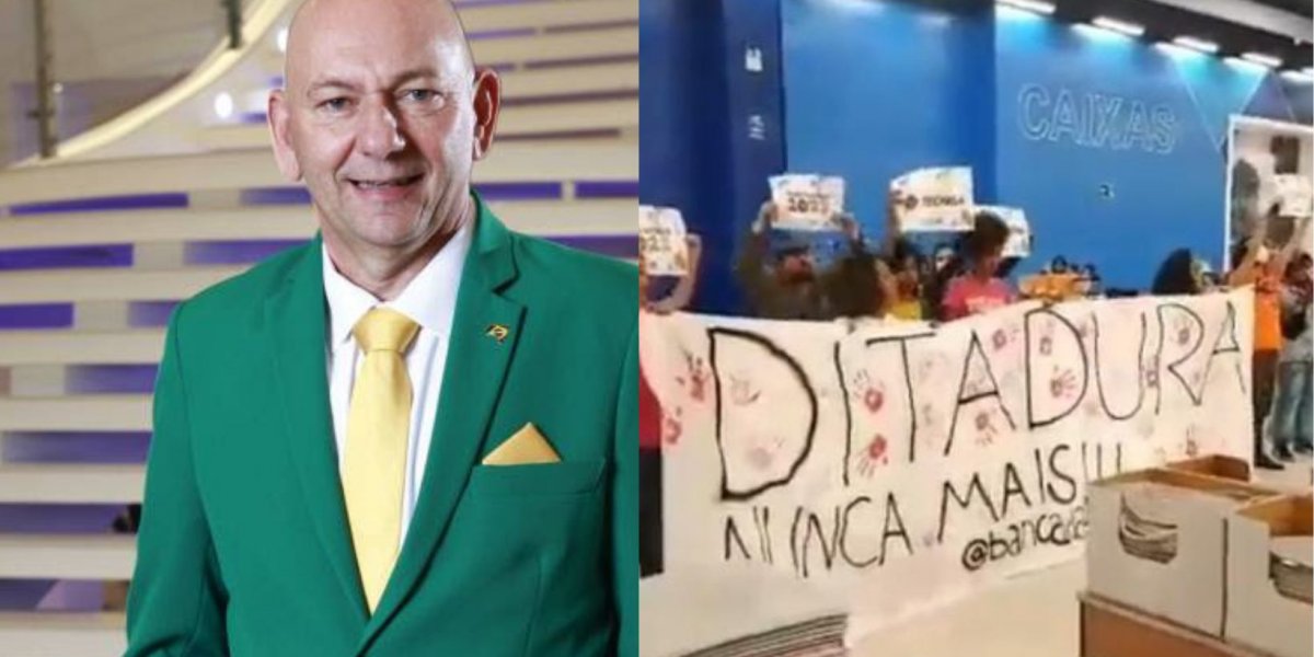 Grupo de manifestantes invade loja da Havan em Osasco, em São Paulo