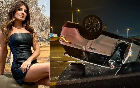 Cantora Paula Fernandes e namorado sofrem acidente em São Paulo