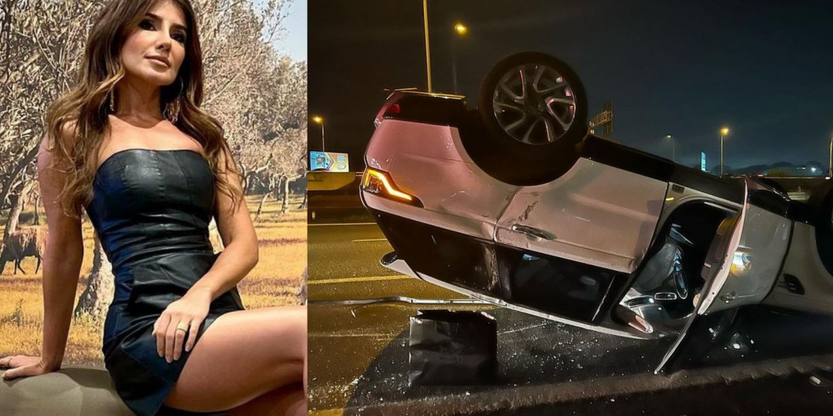 Cantora Paula Fernandes e namorado sofrem acidente em São Paulo