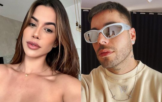Ex-BBB Larissa Tomásia curte festa ao lado de ex de Anitta