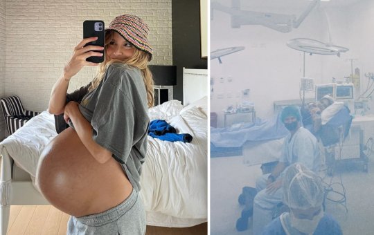 Isabella Scherer, dona da "super barriga", anuncia a chegada dos gêmeos